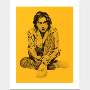 Timothee Chalamet Simple Engraved Posters and Art